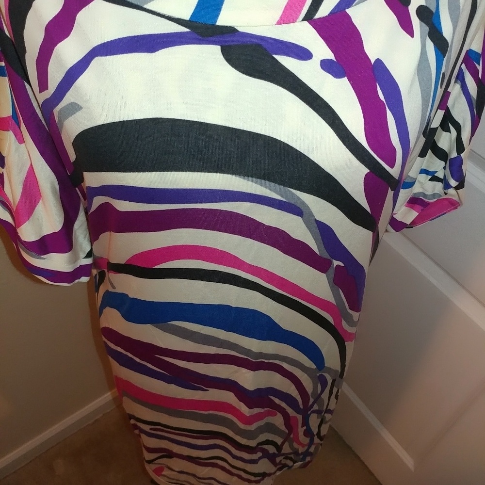 ⬇️  DVF Giselle Silk Jersey Mini Tunic Dress 10 - Picture 3 of 8